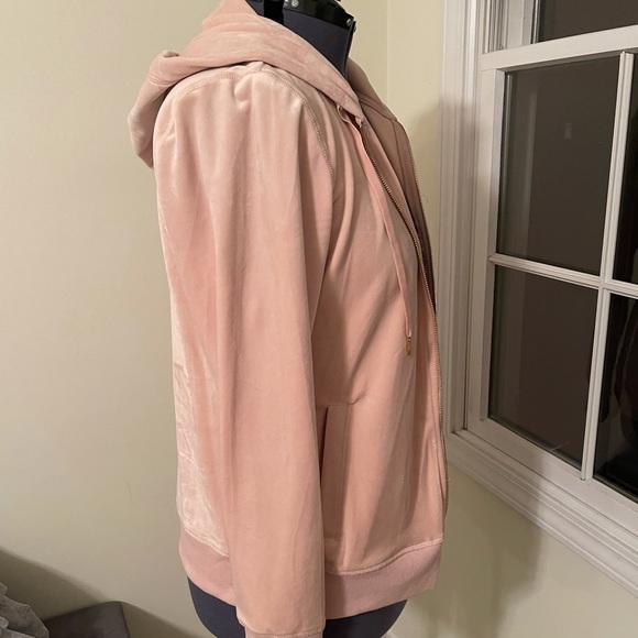 NWOT Calvin Klein velour zip up - Picture 3 of 6